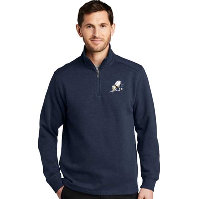 Port Authority®  Slub Fleece 1/4-Zip Pullover