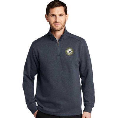 Port Authority®  Slub Fleece 1/4-Zip Pullover