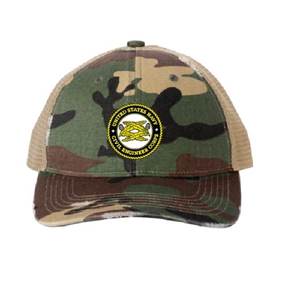 Port Authority® Distressed Mesh Back Cap